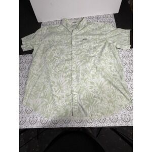 Columbia Rivermont Printed Tropical Leaves Short-Sleeves Shirt‎ - XXL